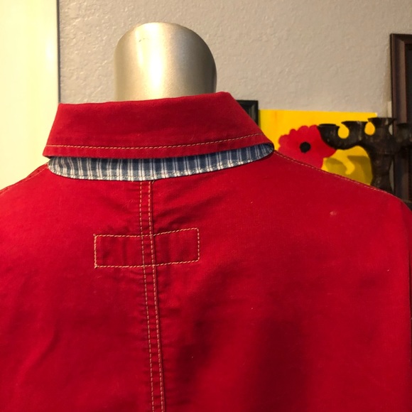 Red cotton jacket. - Picture 4 of 5